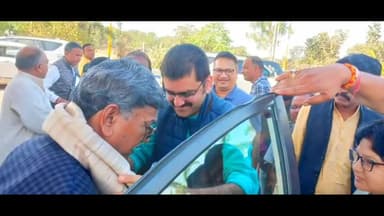 अकलतरा: अकलतरा के फोरलेन चौक में पूर्व मुख्यमंत्री भूपेश बघेल का किया गया स्वागत