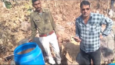 छोटीसादड़ी: छोटीसादड़ी में आबकारी विभाग की कार्रवाई, 3000 लीटर वाश और 20 लीटर हथकड़ शराब किया गया जब्त