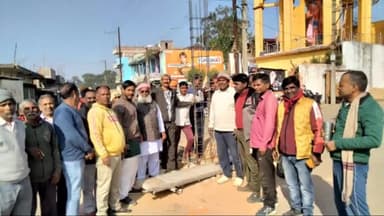 विष्णुगढ़: लालपुर चौक बीच चौराहे पर प्रतिमा का शिलान्यास संपन्न