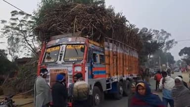 धनौरा: के गांव केसरा के पास गन्ने से लदे ट्रक ने स्कूटी सवार महिला को मारी टक्कर, पहिया चढ़ने से महिला की हुई दर्दनाक मौत