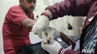 मुरैना: देवगढ़गांव में नहर की पुलिया के पास बाइक सवार फिसला, हुआ घायल, किया गया उपचार