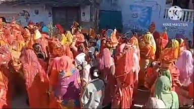 भूपालसागर: आकोला कस्बे में 551 तुलसी शालिग्राम के सामूहिक विवाह से पहले निकली विशाल शोभायात्रा, विधायक भी रहे मौजूद