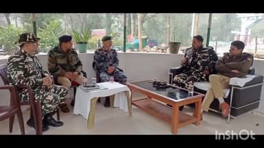 तुलसीपुर: पुलिस अधीक्षक और एसएसबी की संयुक्त टीम ने कोयलबास बार्डर पर की बैठक
