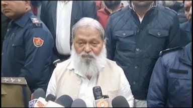 कैथल: किसान आंदोलन को लेकर कैबिनेट मंत्री अनिल विज ने पंजाब सरकार से बातचीत करने का किया आह्वान