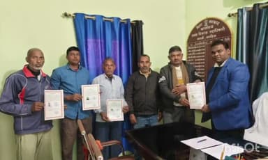 मानसी: अमनी दुग्ध उत्पादन सहयोग समिति लिमिटेड के अध्यक्ष और सदस्य निर्विरोध चुने गए