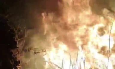 चौथम: अग्रहन में आग लगने से आंगनबाड़ी केंद्र का सारा सामान जलकर राख हो गया