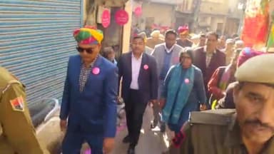 बीकानेर: लक्ष्मीनाथ मंदिर से हेरिटेज वॉक के साथ हुआ कैमल फेस्टिवल का आगाज