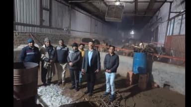 कैथल: हरियाणा गौ-सेवा आयोग के अध्यक्ष श्रवण कुमार गर्ग ने कैथल की गौशाला का निरीक्षण किया