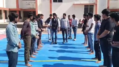 सीतामऊ: सीतामऊ के शासकीय महाविद्यालय में तीन दिवसीय खेल महोत्सव में कबड्डी के रोमांचक मुकाबले हुए