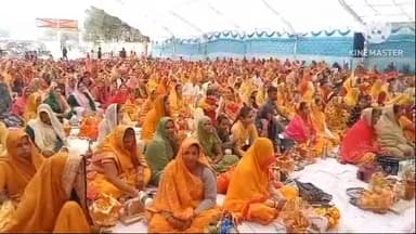 भूपालसागर: आकोला में चल रही तुलसी शालिग्राम महा अभियान और भागवत कथा में विधायक अर्जुनलाल जीनगर भी रहे मौजूद