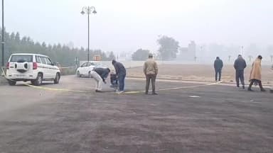 हांसी: हांसी के नेशनल हाईवे पर पुलिस और बदमाशों के बीच मुठभेड़, देर रात चली गोलियां, दोनों बदमाशों के पैर में लगी गोली