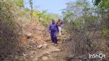 अधौरा: अधौरा जंगल में 10 किलोमीटर लंबे ट्रैकिंग के रास्ते को वन विभाग के कर्मियों द्वारा किया गया साफ