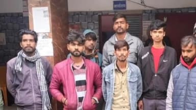 कानपुर: पनकी पुलिस ने क्षेत्र में शांतिभंग कर रहे 9 अभियुक्तों को किया गिरफ्तार