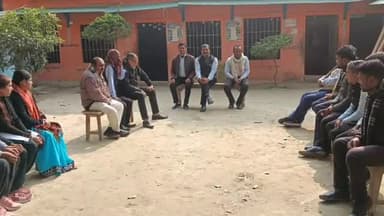 विभूतिपुर: विभूतिपुर के नरहन में जन सहयोग से मोक्ष धाम स्थापित करने के लिए विचार-मंथन