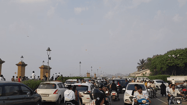 Daman india Gujart # pongal / makarSankranti/Trafic and no enjoying anyone#Because every child is busy our sell phone pp