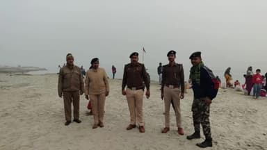 पटना ग्रामीण: मकर संक्रांति पर पटना में सुरक्षा के कड़े इंतजाम, गंगा घाटों पर पुलिस बल तैनात