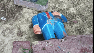 भदोही: चौरी थाना के भदरमनपुर में अराजक तत्वों ने तोड़ी डॉ. अंबेडकर की प्रतिमा