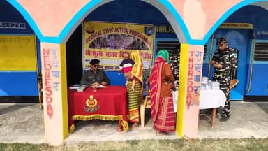 सिकटी: एसएसबी 52 वीं ने सिंघिया में नागरिक कल्याण कार्यक्रम के अंतर्गत निःशुल्क मानव चिकित्सा शिविर लगाया