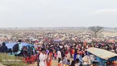 सेन्हा: सेन्हा प्रखंड में शांतिपूर्ण ढंग से संपन्न हुआ चितरी घाघ मेला, प्रशासन ने ड्रोन कैमरे से रखी नजर