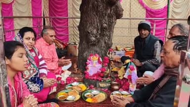 रामगंजमण्डी: सरकारी कुआं चोराहे पर तीन दिन के अनुष्ठान के बाद हुई प्राण-प्रतिष्ठा, मकराना से लाए गए शिव परिवार की नई मूर्तियां