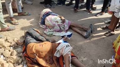 जतारा: दिगौड़ा में तेज रफ्तार बाइक की टक्कर से एक वृद्धा की मौत, सड़क किनारे बैठी थीं महिलाएं