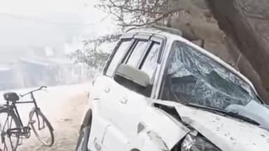 प्रयागराज: कसारी मसारी चकिया के पास अनियंत्रित होकर स्कॉर्पियो कार गोमती से टकराई, चालक घायल हुआ