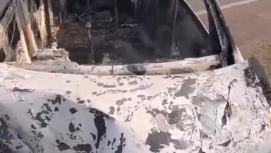 शाहबाद: खुशियारा पेट्रोल पंप के पास कार व ट्रॉली की भिड़ंत में कार जलकर हुई राख, ट्रैक्टर चालक हुआ फरार