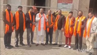 ਐਸਏਐਸ ਨਗਰ ਮੁਹਾਲੀ: ਬਾਂਕੇ ਬਿਹਾਰੀ ਮੰਦਰ ਵਿੱਚ ਮੀਟਿੰਗ ਕਰ ਹਿੰਦੂ ਨੇਤਾ ਅਰਵਿੰਦ ਗੌਤਮ ਨੂੰ ਸ਼ਿਵ ਸੇਨਾ ਪੰਜਾਬ ਦੀ ਯੂਵਾ ਇਕਾਈ ਦਾ ਚੇਅਰਮੈਨ ਬਣਾਇਆ ਗਿਆ