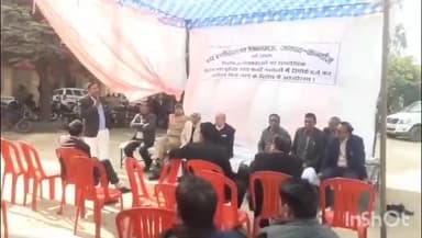 छिबरामऊ: तहसील छिबरामऊ के परिसर में 5वें दिन भी अधिवक्ताओं का धरना प्रदर्शन रहा जारी, अधिवक्ताओं ने पुलिस के खिलाफ की नारेबाजी