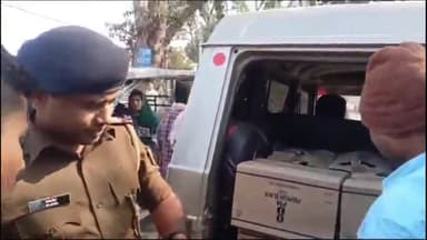 नूरसराय: हेगनपुरा गांव के पास पुलिस ने एक बोलेरो गाड़ी से भारी मात्रा में अंग्रेजी शराब की बरामद