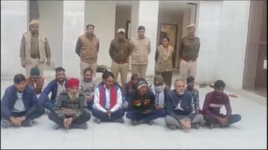 सरदारशहर: सरदारशहर पुलिस की 5 टीमों ने धरपकड़ अभियान के तहत 35 स्थानों पर दबिश देकर 13 लोगों को किया गिरफ्तार