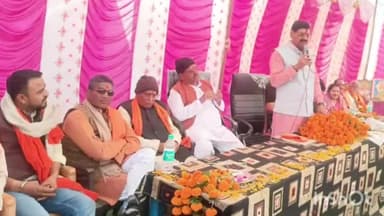 त्योंदा: विधायक ने खेरोदा और सैरवासा में पंचायत भवनों का किया भूमिपूजन