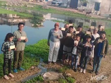 धौलपुर: दारा सिंह नगर के लोगों ने सीवर की समस्या से परेशान होकर प्रधानमंत्री के नाम लिखा पत्र