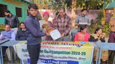 धौलपुर: गर्ल्स स्कूल में सृजनात्मकता को प्रदर्शित करने हेतु स्किल एग्जीबिशन और कॉम्पिटिशन का आयोजन हुआ