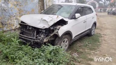 बलरामपुर: कोतवाली नगर की पुलिस ने गोंदी पुर में हुई दो सगे भाइयों की मौत के मामले में फरार कार को किया बरामद