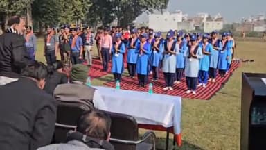 पूरनपुर: नगर के एक महाविद्यालय में 3 दिवसीय भारत स्काउट गाइड रोवर्स शिविर का विधायक बाबूराम पासवान ने किया शुभारंभ