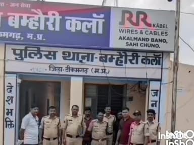 पलेरा: बम्होरी कला थाना पुलिस ने ग्राम रतवास में जुआ खेलते चार लोगों को गिरफ्तार किया