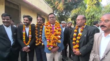 सिरोंज: न्यायालय परिसर में अभिभाषक संघ चुनाव संपन्न, कपिल त्यागी तीसरी बार अध्यक्ष बने