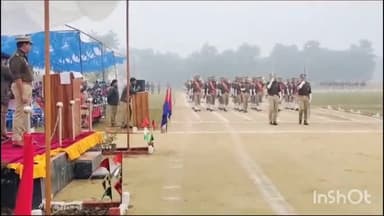 बलरामपुर: पुलिस अधीक्षक ने रिजर्व पुलिस लाइन में गणतंत्र दिवस परेड का कराया पूर्वाभ्यास