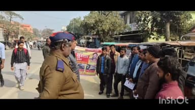 बलरामपुर: कुंभ मेले में जाने वाली बसों के चालकों को उप संभागीय परिवहन अधिकारी ने बड़े परेड में किया जागरूक