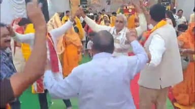 बाबई: ग्राम आरी में आयोजित श्रीमद् भागवत कथा में भक्त प्रहलाद और भगवान कृष्ण की बाल लीलाओं का वर्णन किया गया