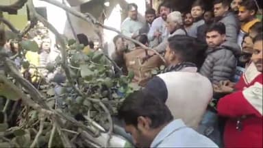 कोल: जयगंज के प्राचीन मंदिर में मुतवल्ली ने कटवाया 250 साल पुराना बरगद का पेड़, हिंदूवादियों ने हंगामा कर कार्रवाई की मांग की