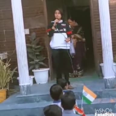 26 जनवरी 2025 आर एस पब्लिक स्कूल तुगलपुर में गणतंत्र दिवस के मौके पर किसान नेता चौo शौकत अली चेची का संबोधन