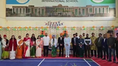 बेंगाबाद: बेंगाबाद रोड के सलूजा गोल्ड इंटरनेशनल स्कूल में गणतंत्र दिवस हर्षोल्लास से मनाया गया