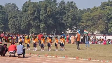 बिलग्राम: सनफरा के प्राथमिक विद्यालय के बच्चों ने अपनी प्रतिभा से मनमोह लिया, पुलिस लाइन में आयोजित कार्यक्रम में मिला प्रथम स्थान