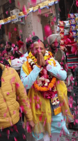 विवेक विहार: विश्वास नगर में दीपक सिंगला ने निकाली पदयात्रा