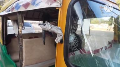 अंबाह: पोरसा चौराहे पर स्कूल बस ने ऑटो रिक्शा को टक्कर मारी, पुलिस मामले की जांच कर रही है