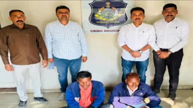 ગાંધીનગર: ચિલોડા પોલીસ સ્ટેશનમાં પ્રોહિબીશનના ગણનાપાત્ર ગુનામાં છેલ્લા દસ વર્ષથી નાસતા ફરતા બે આરોપીઓને ઝડપી પાડતી એલ.સી.બી-૨ ટીમ