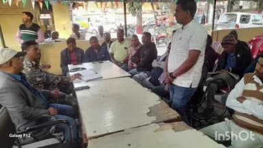 धनवार: धनवार थाना में सरस्वती पूजा को लेकर शांति समिति की बैठक हुई