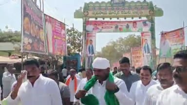 పెబ్బేరు: బండలాగుడు పోటీలతో  పండగ వాతావరణం సాంప్రదాయ పోటీలు సంస్కృతికి చిహ్నాలు స్థానిక ఎమ్మెల్యే మెగారెడ్డి